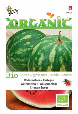 Organic Watermeloen Crimson Sweet (Skal 14275) - Buzzy