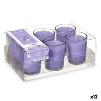 Geurkaarsenset Acorde Lavendel Glas (12 Stuks)