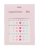 HEMA Nagelstickers bloemen - 69 stuks