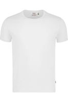 HAKRO Performance Regular Fit T-Shirt ronde hals wit, Effen - thumbnail
