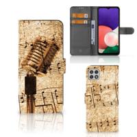 Samsung Galaxy A22 5G | Telefoonhoesje met foto | Bladmuziek