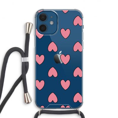 Ondersteboven verliefd: iPhone 12 Transparant Hoesje met koord