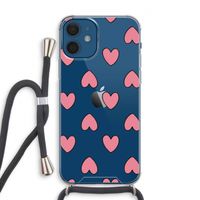 Ondersteboven verliefd: iPhone 12 Transparant Hoesje met koord