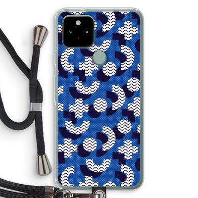 8-bit N°5: Pixel 5 Transparant Hoesje met koord