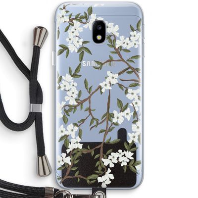 Blossoming spring: Samsung Galaxy J3 (2017) Transparant Hoesje met koord