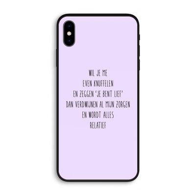 Relatief: iPhone XS Max Biologisch afbreekbaar hoesje
