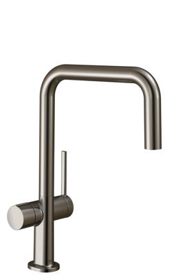 Hansgrohe Talis M54 ééngreeps keukenmengkraan U 220 met stopkraan voor vaatwasser, rvs look