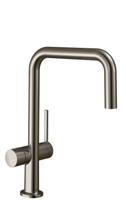 Hansgrohe Talis M54 ééngreeps keukenmengkraan U 220 met stopkraan voor vaatwasser, rvs look