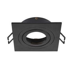 SLV InbouwringNew Tria 75 vierkant zwart - zonder fitting - 1007340