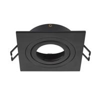 SLV InbouwringNew Tria 75 vierkant zwart - zonder fitting - 1007340