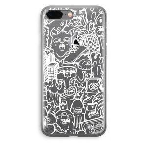 Vexx Mixtape #2: iPhone 8 Plus Transparant Hoesje