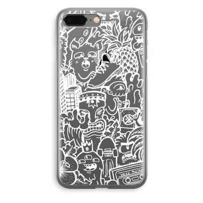 Vexx Mixtape #2: iPhone 8 Plus Transparant Hoesje