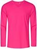 Promodoro XO1460 Men´s V-Neck T-Shirt Long Sleeve - Bright Rose - 3XL