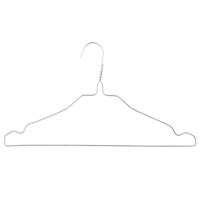 5Five Kledinghangers - 25x stuks - metaal - zilver - 40 x 20 cm - kleerhangers
