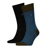 Tommy Hilfiger 2-pack sokken Birdseye - Heren katoenen kousen