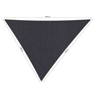 Shadow Comfort driehoek 5x5,5x6m Carbon Black met bevestigingsset - thumbnail