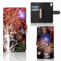Sony Xperia XA1 | Wallet Case | met Pasjes | Vuurwerk