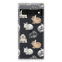 TPU Hoesje voor Google Pixel 6 Pro Konijntjes