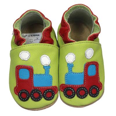 Hobea babyslofjes Lokomotive grün-22-23