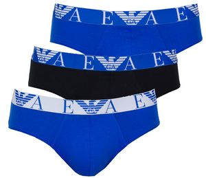 Armani Slips blue-zwart-blue 3-pack