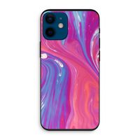 Paarse stroom: iPhone 12 mini Biologisch afbreekbaar hoesje