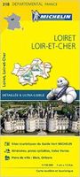 Wegenkaart - landkaart 318 Loiret - Loir et Cher | Michelin - thumbnail