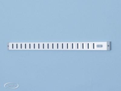 Schuifrooster aluminium 30 mm. hoog bruin RAL 8017