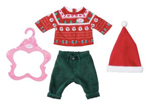 ZAPF Creation BABY born - Kerstoutfit poppen accessoires 43 cm