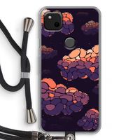 Patroon Wolken: Pixel 4a Transparant Hoesje met koord