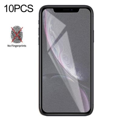 10 STKS niet-volledige matte Frosted gehard glas film voor iPhone XR/XIR (2019)