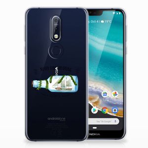 Nokia 7.1 Telefoonhoesje met Naam Boho Bottle