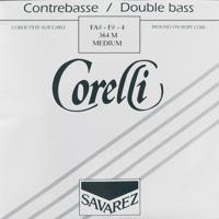 Corelli CO-364-M contrabassnaar F#-4 4/4-3/4 Corelli CO-364-M contrabassnaar F#-4 4/4-3/4