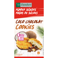 Damhert Minder Suikers Coco Chocolat Cookies 110 GRAM