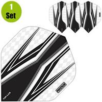 Pentathlon Pentathlon TDP Lux Vision Black Dartflights - Wit