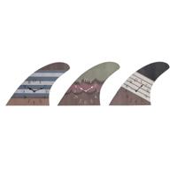 Muurklok DKD Home Decor Branding Multicolour Hout MDF Mediterrane (30 x 4,5 x 43 cm) (3 Stuks)