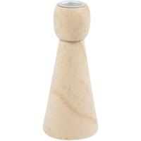 Kandelaar Creativ Company hout conisch 14.5cm | 10 stuks