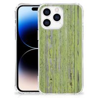 Apple iPhone 14 Pro Max Stevig Telefoonhoesje Green Wood