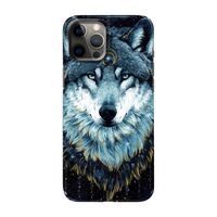 Darkness Wolf: Volledig geprint iPhone 12 Pro Max Hoesje