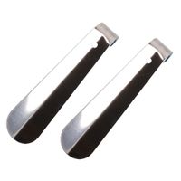 Set van 5x stuks stalen schoenlepels 15 cm Set van 5x stuks stalen schoenlepels 15 cm