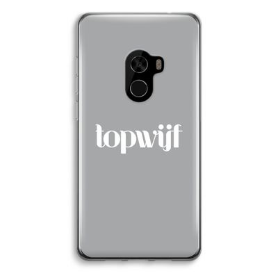 Topwijf Grijs Wit: Xiaomi Mi Mix 2 Transparant Hoesje