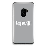 Topwijf Grijs Wit: Xiaomi Mi Mix 2 Transparant Hoesje