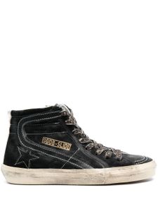 Golden Goose baskets montantes Slide - Noir