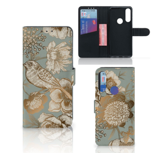 Hoesje voor Alcatel 1S 2020 Vintage Bird Flowers