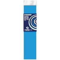 Crepe papier platte vellen - 10x - turquoise - 250 x 50 cm - Knutselen met papier - Knutselspullen