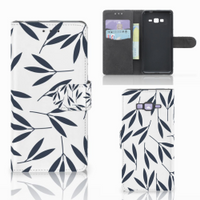 Samsung Galaxy Grand Prime | Grand Prime VE G531F Hoesje Leaves Blue - thumbnail