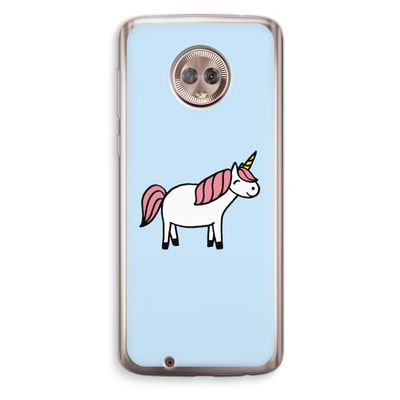 Eenhoorn: Motorola Moto G6 Transparant Hoesje