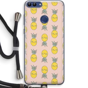 Ananas: Huawei P Smart (2018) Transparant Hoesje met koord