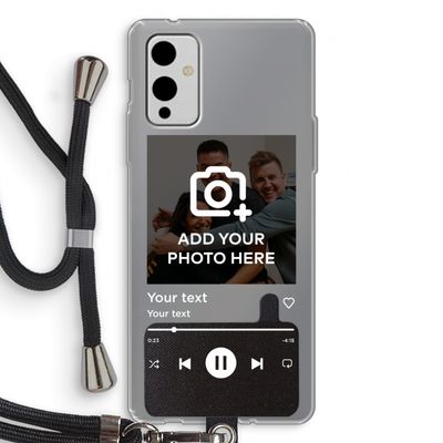 Music Player: OnePlus 9 Transparant Hoesje met koord
