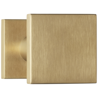 Formani | Voordeurknop BSQ60V Vast op Rozet | PVD mat goud Formani | Voordeurknop BSQ60V Vast op Rozet | PVD mat goud