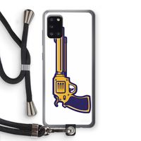 Pew Pew Pew: Samsung Galaxy A31 Transparant Hoesje met koord Pew Pew Pew: Samsung Galaxy A31 Transparant Hoesje met koord